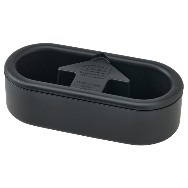 20528388 Щетка для одежды, черный/светло-серый,12x6x4см