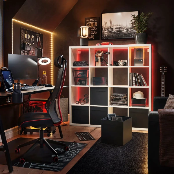 00678 Стеллаж, 147х147х38 см, белый