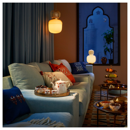 00569011 Ваза, оранжевый,19 см