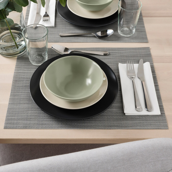 30478137 Миска, матовая поверхность зеленый, 16 см, 4 шт