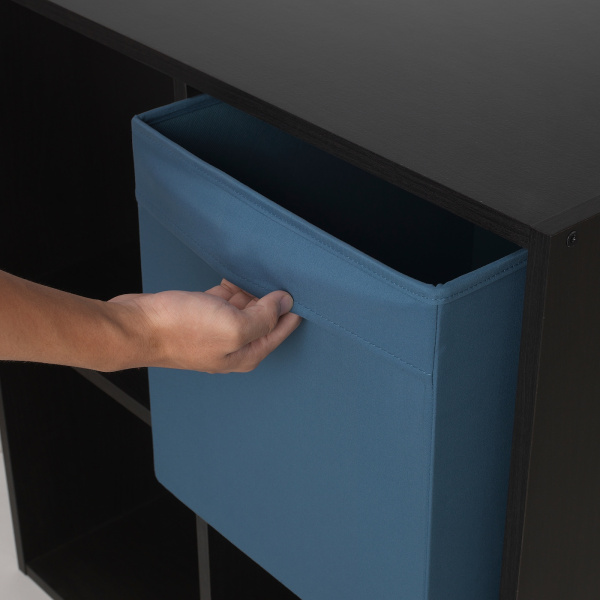 60353796 Коробка, темно-синий, 33x38x33 см