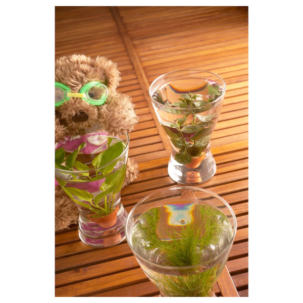 00017133 Ваза, прозрачное стекло, 20 см