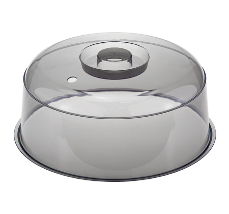 М1415 Колпак для СВЧ, черный/прозрачный, 24.5 см