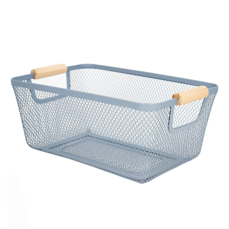 DA1841B Корзина с ручками, синий, 30 х 20 х 13 см