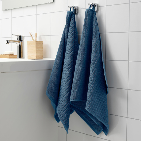 30488056 Банное полотенце, синий, 50x100 см