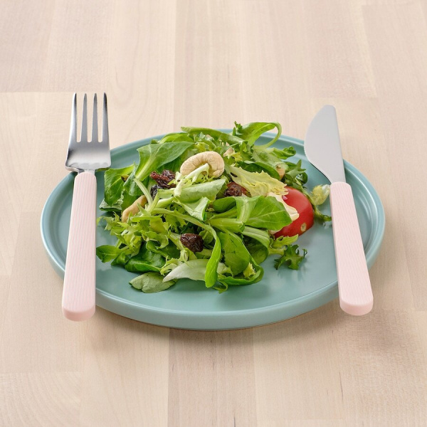 40476393 Столовый набор, 16 предметов, розовый