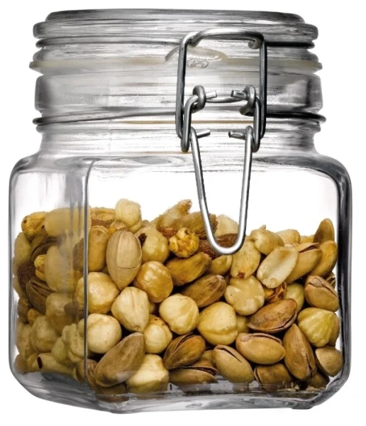 50052738 Банка с крышкой, прозрачное стекло, 740 мл