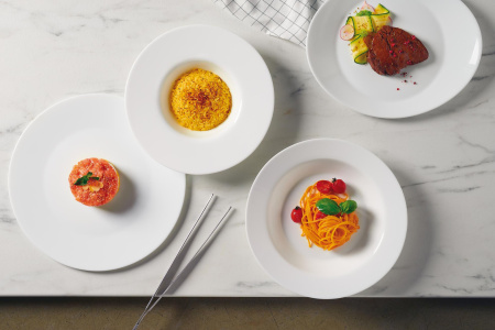 419323 Тарелка глубокая с полями гурме, 27 см