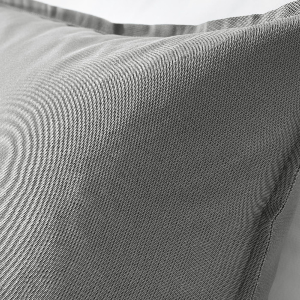 60281144 Чехол на подушку, серый, 50x50 см