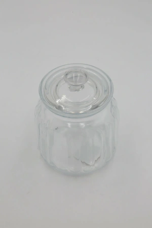 96374 Банка с крышкой, прозрачное стекло, 900 мл