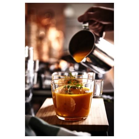 70258911 Кружка, прозрачное стекло, 23 сл