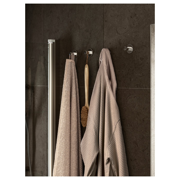 50567830 Крючок, самоклеящийся, хромированный, 3 шт