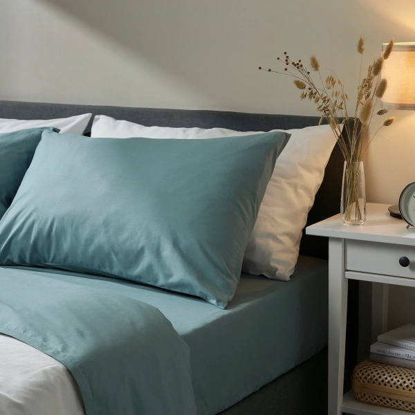 40501707 Простыня, голубой, 150x260 см