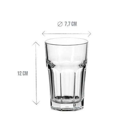 50036304 Стакан, прозрачное стекло, 295 мл