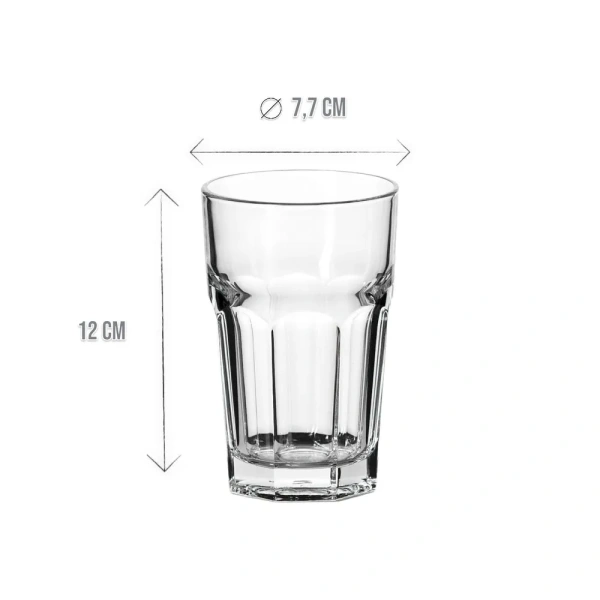 50036304 Стакан, прозрачное стекло, 295 мл
