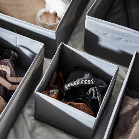 40399998 Набор коробок, 6 шт., темно-серый