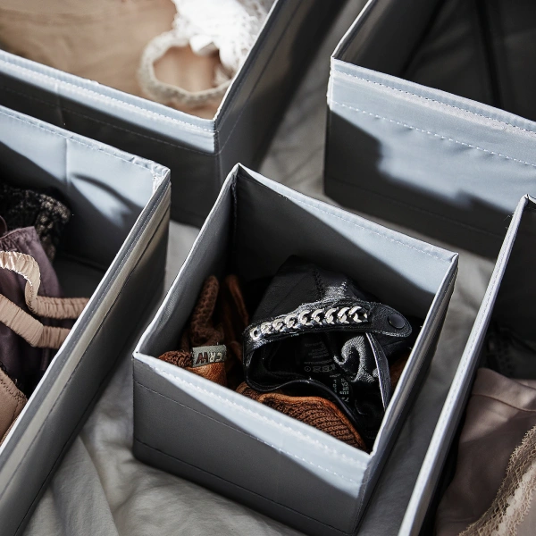 40399998 Набор коробок, 6 шт., темно-серый