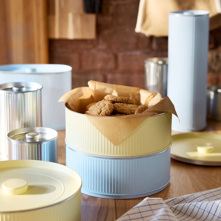 90605689 Банка с крышкой, для кофе/чая/серебристый, 0,6 л