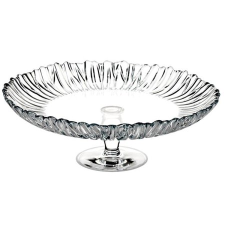 95832 Блюдо сервировочное на ножке, прозрачный, 31.5 см