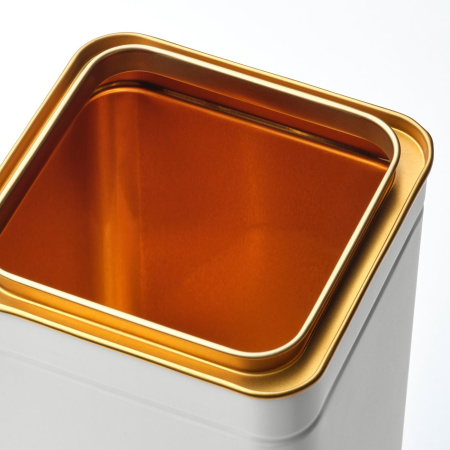 80609027 Банка для кофе/чая, кремовый, 10x10x10 см