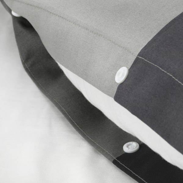 30564583 Пододеяльник и наволочка, черный, 150x200 / 50x60 см