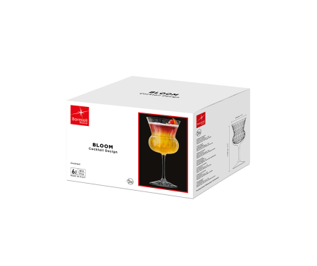 10000005016-6 Набор бокалов для коктейля, прозрачное стекло, 245 мл, 6 шт