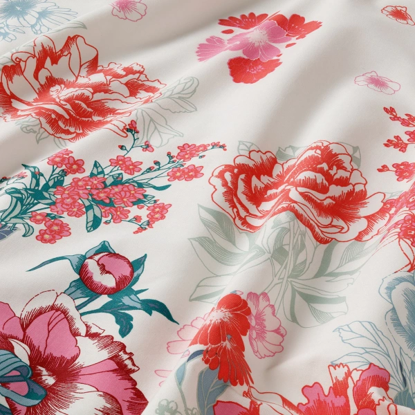 10466994 Пододеяльник и 2 наволочки, разноцветный, 200x200/50x70 см