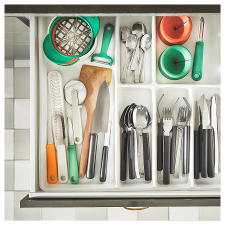 20529397 Ломтерезка для фруктов, набор из 4 шт., разные цвета