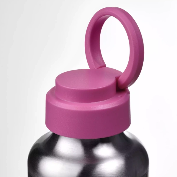 20571112 Бутылка для воды, нержавеющая сталь / узор черно-розовый, 0.5 л