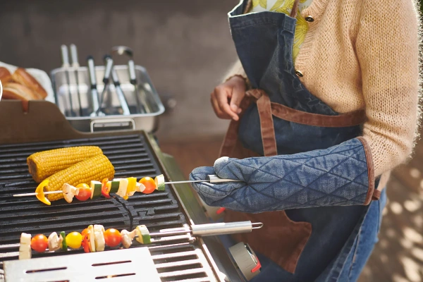 80500254 Шампур, нержавеющ сталь, 45 см, 4шт