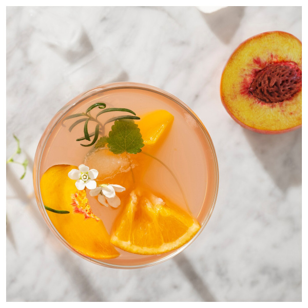 90538157 Ароматическая свеча, персиковый и цветочный/розовый, 20 часов