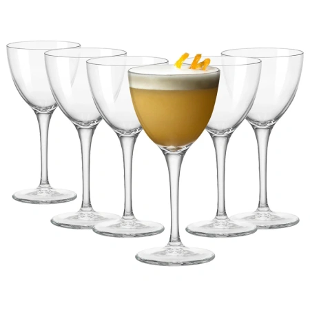 122113-6 Набор бокалов для коктейля Nick & Nora, прозрачное стекло, 155 мл, 6 шт