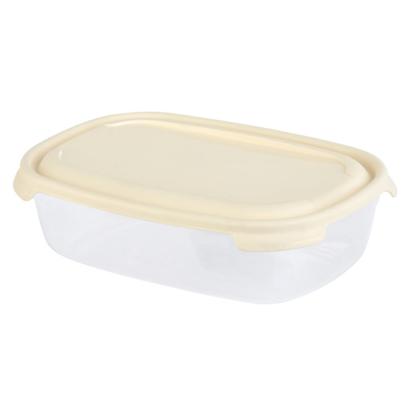 P1FP012 Контейнер пластиковый прямоугольный с крышкой, разноцветный, 3 л