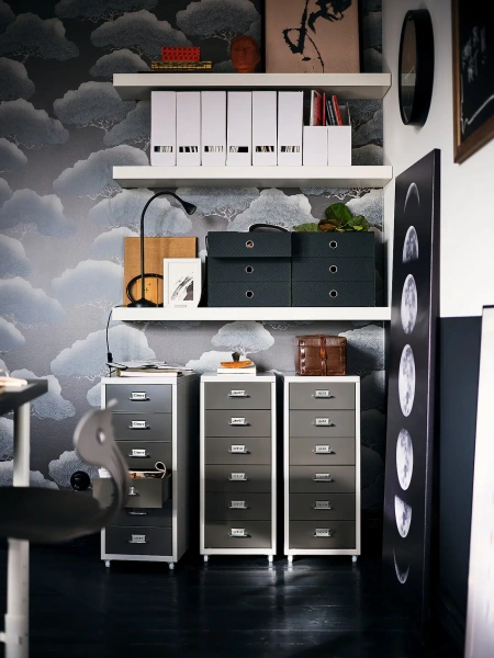 00104 Полка навесная / настенная, белый, 90x25 см