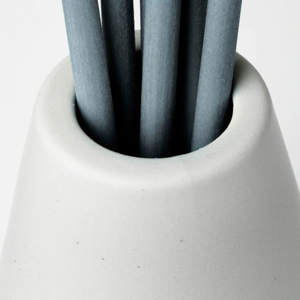 50361810 Ваза и 6 аром. палочек, бергамот/серый