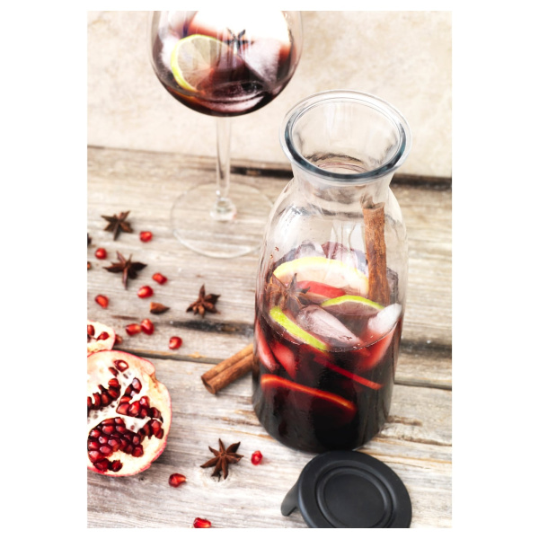 30372334 Графин с крышкой, прозрачное стекло, 1.0 л