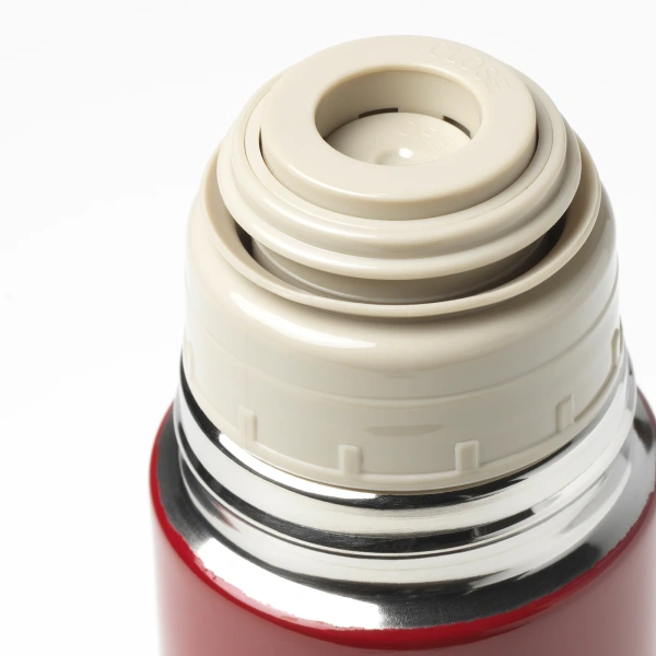 60450820 Стальной термос, красный, 0.5 л