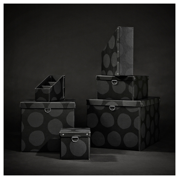50595994 Настольный органайзер, узор круги / серый, 10х15 см