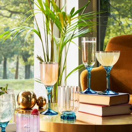 199420-4 Набор бокалов, прозрачное стекло, Lucent Blue, 240 мл, 4 шт