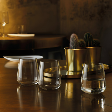 180802-6 Набор стаканов, прозрачное стекло, 370 мл, 6 шт