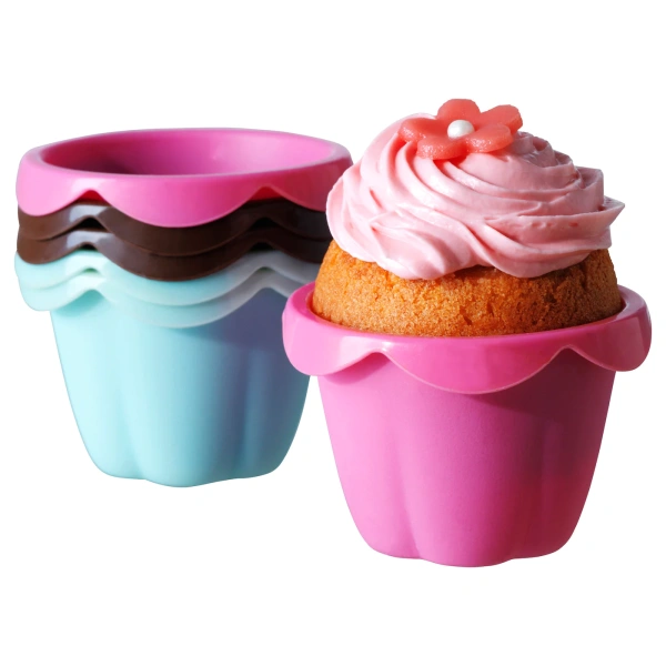 70393527 Формочка для выпечки, разные цвета, 6 шт.