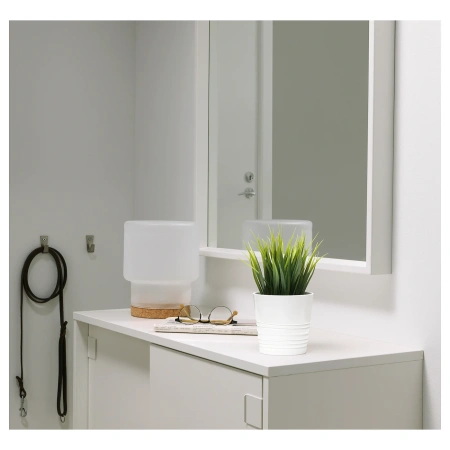 00433942 Искусственное растение в горшке, д/дома/улицы трава, 9 см