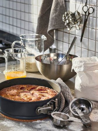 90522302 Форма д/выпекания со съемным дном, темно-серый,22 см