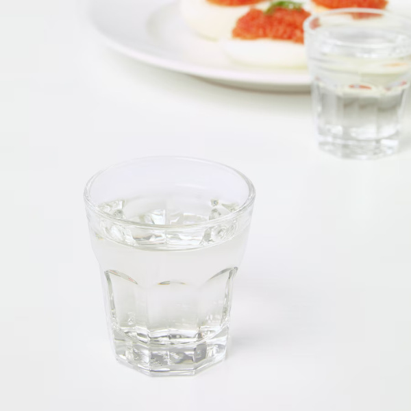 90091996 Стопка/рюмка, прозрачное стекло, 5 сл, 6 шт