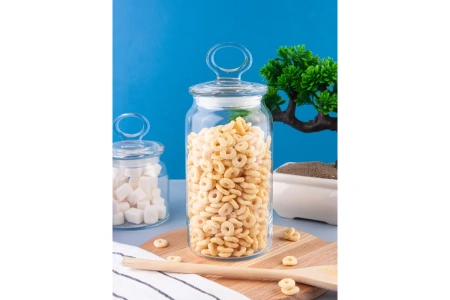 50072571 Банка с крышкой, прозрачное стекло, 1130 мл