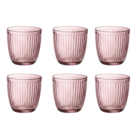 580501-6 Набор стаканов, розовый, 290 мл, 6 шт