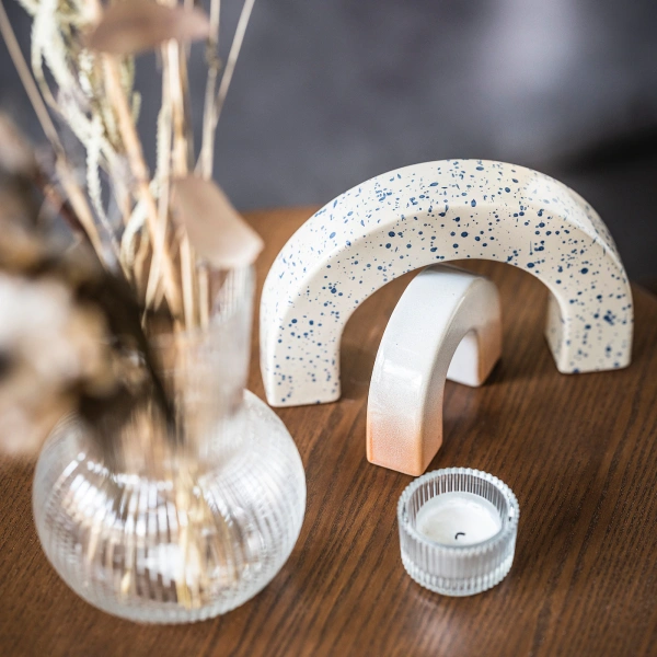 40500213 Набор украшений, 2шт, радуга с рисунком/синий розовый