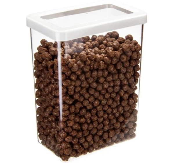 12980000 Контейнер+крышка д/сухих продуктов, прозрачный/белый, 2,5 л